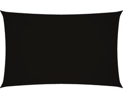 vidaXL Zonnescherm Rechthoekig 2x4,5m Zwart Zonnescherm - Oxford Doek - Zonwering - Buitendecoratie - Tuinaccessoires