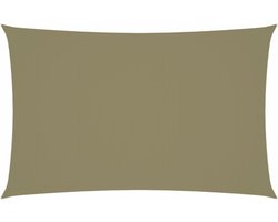 vidaXL - Zonnescherm - rechthoekig - 2x5 - m - oxford - stof - beige