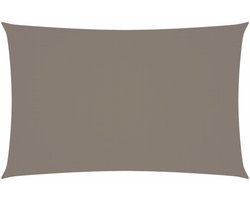 vidaXL - Zonnescherm - rechthoekig - 2x5 - m - oxford - stof - taupe