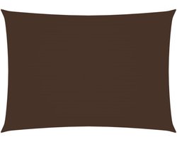 vidaXL - Zonnescherm - rechthoekig - 3,5x5 - m - oxford - stof - bruin