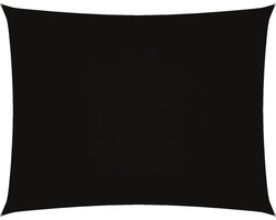 vidaXL - Zonnescherm - rechthoekig - 3,5x5 - m - oxford - stof - zwart