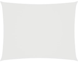 vidaXL Zonnescherm Rechthoekig 3x5m - Wit Zonnescherm - Oxford Stof - Waterdicht - Uv Bestendig - Wit