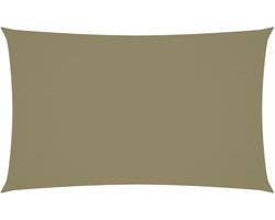 vidaXL - Zonnescherm - rechthoekig - 3x6 - m - oxford - stof - beige