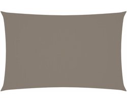 vidaXL - Zonnescherm - rechthoekig - 3x6 - m - oxford - stof - taupe