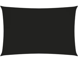 vidaXL - Zonnescherm - rechthoekig - 4x6 - m - oxford - stof - zwart