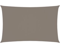 vidaXL - Zonnescherm - rechthoekig - 4x7 - m - oxford - stof - taupe