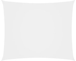 vidaXL - Zonnescherm - rechthoekig - 5x6 - m - oxford - stof - wit