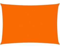 vidaXL - Zonnescherm - rechthoekig - 6x8 - m - oxford - stof - oranje