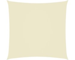 vidaXL - Zonnescherm - vierkant - 2,5x2,5 - m - oxford - stof - crèmekleurig