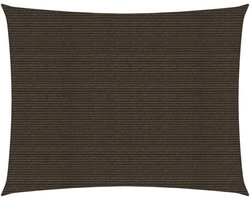 vidaXL - Zonnezeil - 160 - g/m² - 2x3 - m - HDPE - bruin