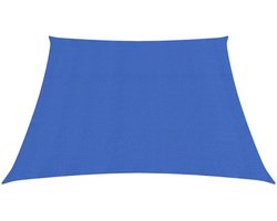 vidaXL - Zonnezeil - 160 - g/m² - 3/4x2 - m - HDPE - blauw