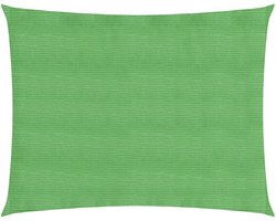 vidaXL - Zonnezeil - 160 - g/m² - 3,5x4,5 - m - HDPE - lichtgroen