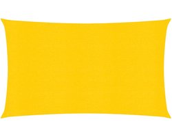 vidaXL - Zonnezeil - 160 - g/m² - 3x6 - m - HDPE - geel
