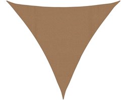 vidaXL Zonnezeil - Driehoekig - 4,5x4,5x4,5 m - Taupe Zonnezeil - Schaduwdoek - Parasiet - Tuinaccessoires - Buitenleven
