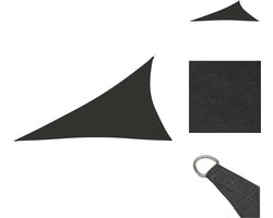 vidaXL Zonnezeil - Zonnezeilen - Zonnedoek - Zonnedoeken - Zonnescherm driehoekig 3x4x5 m oxford stof antracietkleurig
