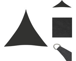vidaXL Zonnezeil - Zonnezeilen - Zonnedoek - Zonnedoeken - Zonnescherm driehoekig 4x4x4 m oxford stof antracietkleurig