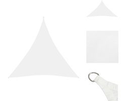 vidaXL Zonnezeil - Zonnezeilen - Zonnedoek - Zonnedoeken - Zonnescherm driehoekig 4x4x4 m oxford stof wit