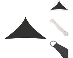 vidaXL Zonnezeil - Zonnezeilen - Zonnedoek - Zonnedoeken - Zonnescherm driehoekig 4x4x5,8 m oxford stof antracietkleurig