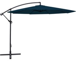 vidaXL - Zweefparasol - 3,5 - m - blauw