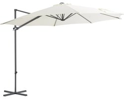 vidaXL - Zweefparasol - met - stalen - paal - 250x250 - cm - terracottakleurig