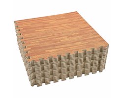 vidaXL - Zwemgrondmat - 24 - pcs - Hout - 8,64 - ㎡ - EVA - Schuim