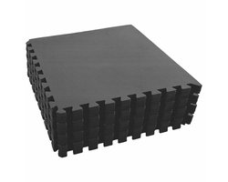 vidaXL - Zwemgrondmat - 24 - pcs - Zwart - 8,64 - ㎡ - EVA - Schuim