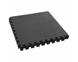 vidaXL - Zwemgrondmat - 6 - pcs - Zwart - 2,16 - ㎡ - EVA - Schuim