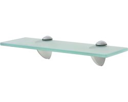vidaXL Zwevende Schappen - 30x20 cm - Set van 2 Zwevende Plank - Wandplank - Vitrinekastje - Glazen Kast - Modern Design