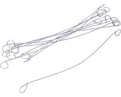 Videx Bevestigingsdraad Metaal 50 stuks voor balkonschermen