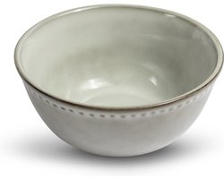 Vidi Alba kommen set van 6 – Schaaltjes 6 stuks – Soepkommen – Serviesset 6 persoons – parelwit - Ø15cm