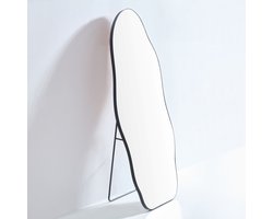 VIDI Forma Libera - Passpiegel - Asymmetrische Vorm - 160 x 80 cm - Staand & Hangend - Organische Vorm - Asymmetrisch - Wandspiegel - Hal Spiegel - Spiegels- Hangspiegel - Spiegel Staand - Woonkamer - Slaapkamer - Makeup Spiegel