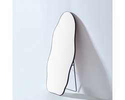VIDI Forma Libera - Passpiegel - Asymmetrische Vorm - 70 x 180 cm - Staand & Hangend - Organische Vorm - Asymmetrisch - Wandspiegel - Hal Spiegel - Spiegels- Hangspiegel - Spiegel Staand - Woonkamer - Slaapkamer - Makeup Spiegel