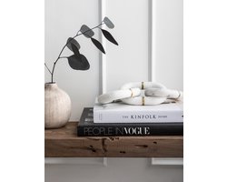 Vidi Marmeren Ketting - Unieke Woondecoratie - Luxe Uitstraling - Ornament Van Wit Marmer - Gouden Details - Woondecoratie - Luxe Woondecoratie - Wit Warmeren Ornament