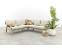 Viento aluminium hoekbank - Latte