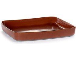 VIERKANT BORD 18X18 H2,4 CM RUST