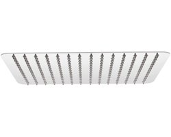Vierkant Regendouche Kop 30 cm Chroom