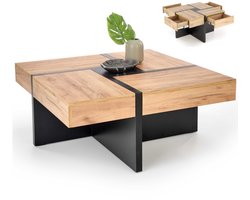 Vierkant salontafel Sevilla 80x80 cm met lades