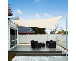 Vierkant Schaduwzeil 4x4m Waterdicht met 95% UV-Bescherming voor Tuin en Balkon
