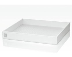 Vierkant XL Wit Dienblad voor Badlinacessiores - Grote Maat dienblad vierkant 70x70