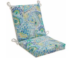 Vierkant Zacht Zitkussen met Multicolor Bloem- en Paisleymotief