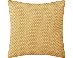 Vierkante decoratieve kussen geometrische patronen 38x38 cm - Overig - Geel - Jaune - SILUMEN