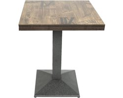 Vierkante Eettafel voor 4 Personen - Stijlvol en Praktisch - 60 x 60 x 75 cm