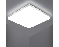 Vierkante LED Plafondlamp -48W 5400LM-IP44- 6500K -30 CM-geschikt voor badkamer, woonkamer, keuken, slaapkamer, gang