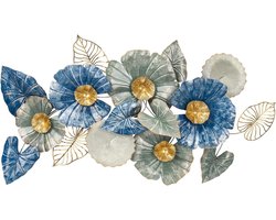 Vierkante Metalen Wandsculpturen 3D Muurdecoratie Modern Kunstwerk voor Woonkamer en Slaapkamer.