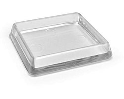 Vierkante Meubelonderzetters - Transparante Glijders voor Meubelbescherming (4 Stuks)