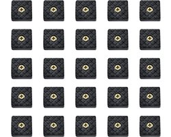 Vierkante Rubber Voetjes - 20 Stuks Antislip Meubel Pads voor Bescherming van Houten Vloeren, Tafels, Stoelen en Banken