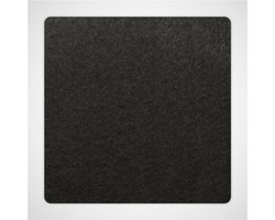 Vierkante vilt onderzetters - Zwart - 6 stuks - 10 x 10 cm - Glas onderzetter - Cadeau - Woondecoratie - Woonkamer - Tafelbescherming - Onderzetters Voor Glazen - Keukenbenodigdheden - Woonaccessoires - Tafelaccessoires
