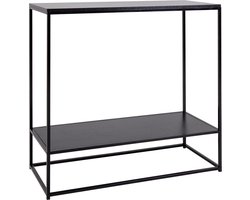 Viggo sidetable 1 plank zwart.