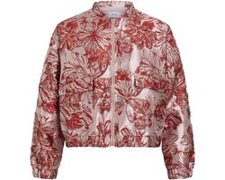 Vila Jas Visjacca O-neck 2/4 Jacquard Bomber 14113540 Hibisus/jacquard P Dames Maat - 36