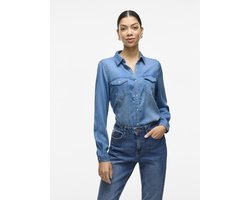 VILA - VIBISTA DENIM SHIRT-NOOS Dames Blouse